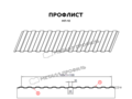 Профнастил МП-10x1100-A (AGNETA_Д-03-Copper-0,5)
