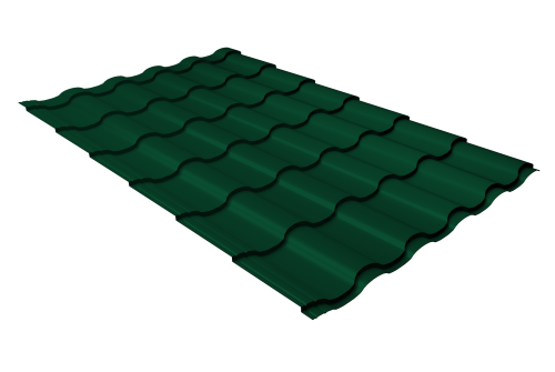 Профиль волновой кредо 0,45 Drap RAL 6005 зеленый мох