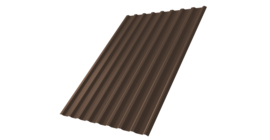 Профнастил С20R 0,5 Rooftop Бархат RAL 8017 шоколад
