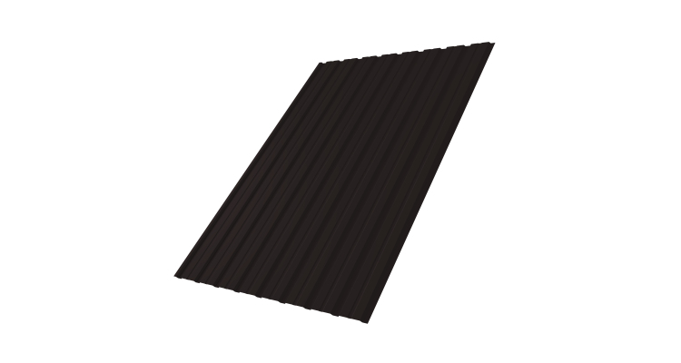 Профнастил С10В 0.45 PE RAL 9005 черный