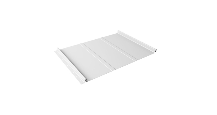 Кликфальц Line Grand Line 0.45 Drap TX с пленкой на замках RAL 9003 сигнальный белый