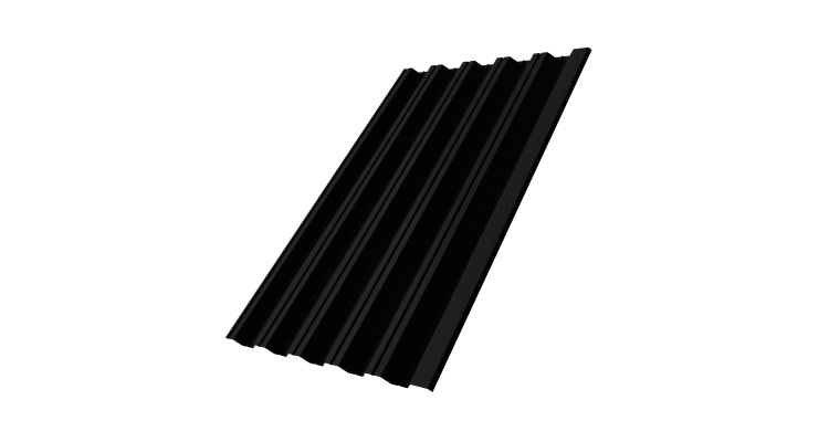 Профнастил HC35R 0.45 PE RAL 9005 черный