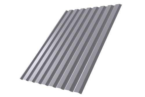 Профнастил С20А 0.5 Satin RAL 7004 сигнальный серый