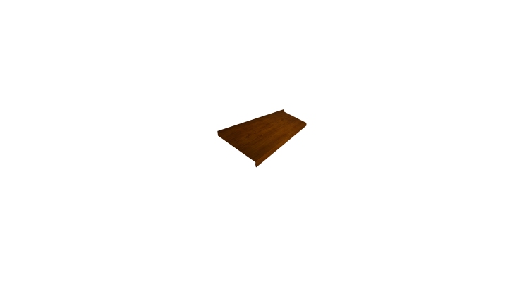 Отлив простой 200 0,45 Print Premium Golden Wood Intense FTC (3м)