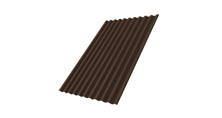 Профнастил С21R 0,5 Drap RAL 8017 шоколад