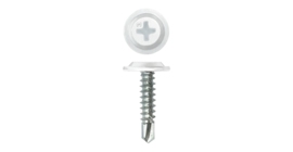 Саморез ПШС Daxmer Pro 4,2х19 (1000 шт) шлиц PH2 RAL 9003
