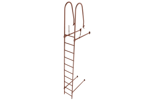 Лестница стеновая Grand Line RAL 8004 2,76м