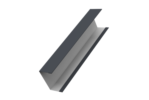 Крышка жалюзи Milan,Tokyo 0,45 Drap RAL 7024 мокрый асфальт (2м)