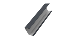 Крышка жалюзи Milan,Tokyo 0,5 Satin RAL 7024 мокрый асфальт (2м)