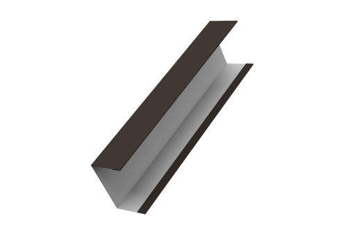 Крышка жалюзи Milan, Tokyo для калиток, ворот 0,5 Drap RR 32 темно-коричневый (3м)