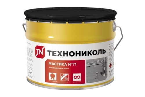 Мастика герметизирующая Технониколь №71 3кг (ведро)